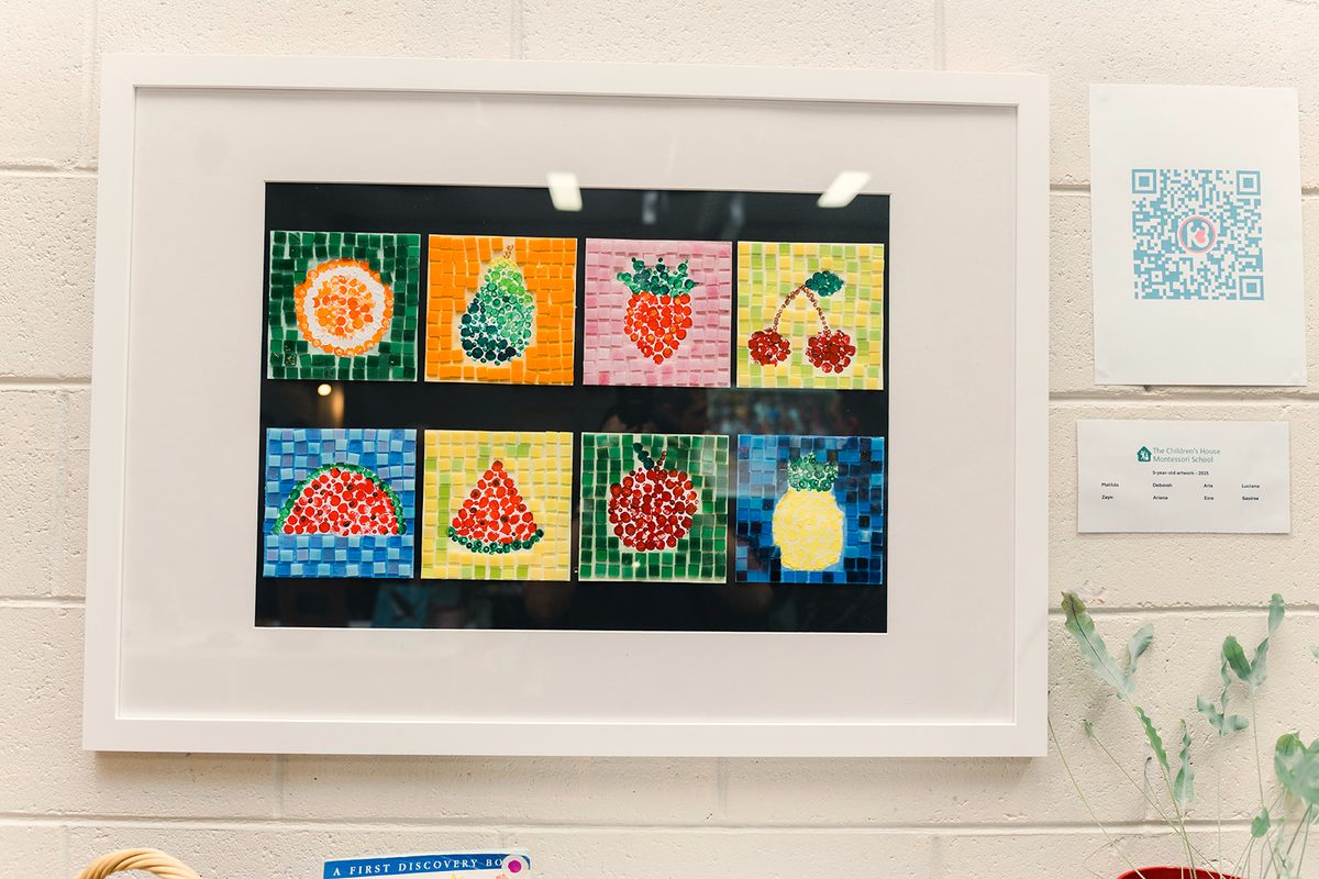 Artwork by Children's House Montessori students